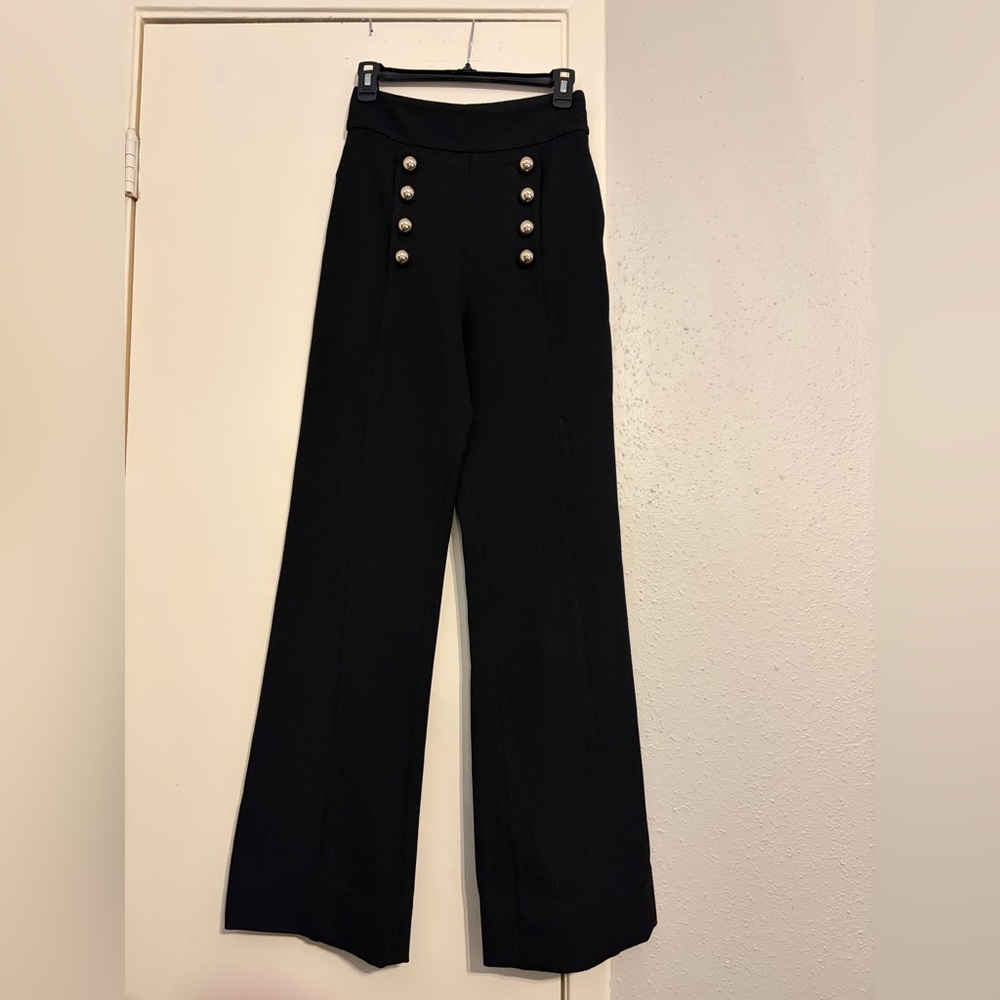 Joie Ardina Wide Leg Pants in Black. NWT. Size 2. Retail- $278